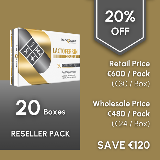 Lactoferrin Gold 1.8® - Wholesale Packs